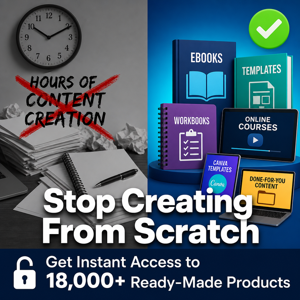 PLR.me Facebook ad: Stop Creating From Scratch