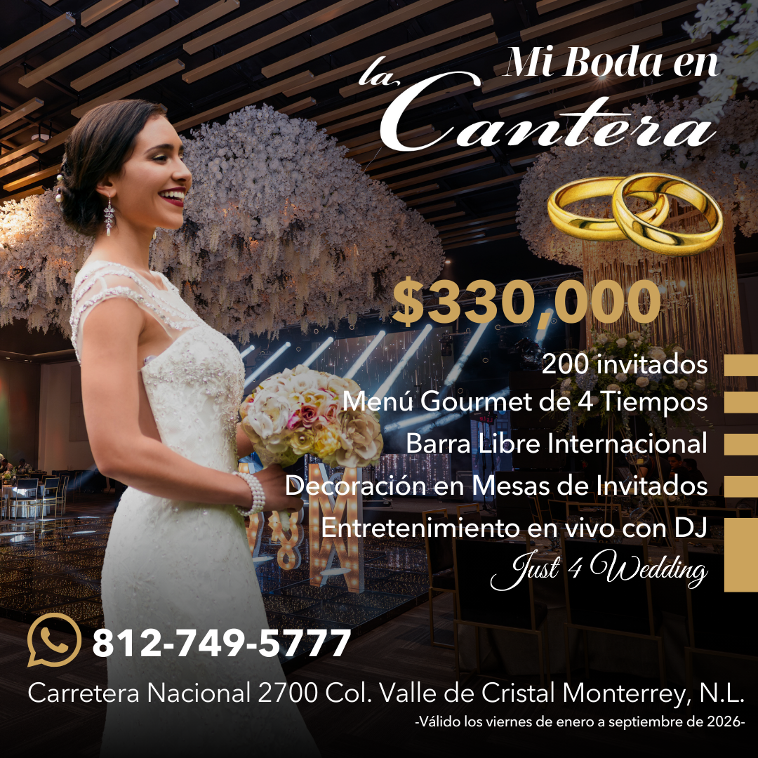 La Cantera Eventos Facebook ad: ¡Tu Boda en La Cantera!