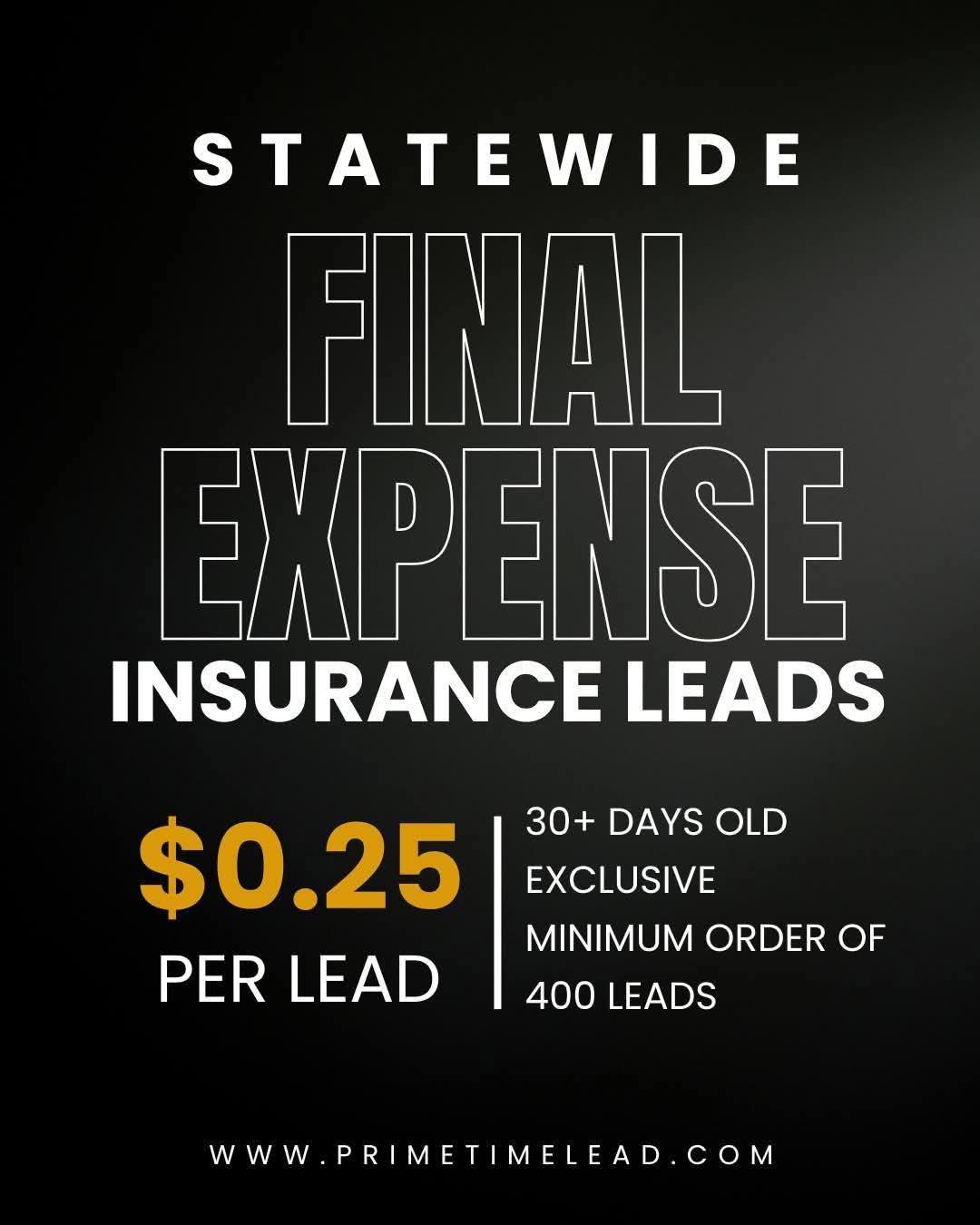 PrimeTime Leads Facebook ad: AGENTS & AGENCIES, 50% OFF LEADS (WHILE INVENTORY…