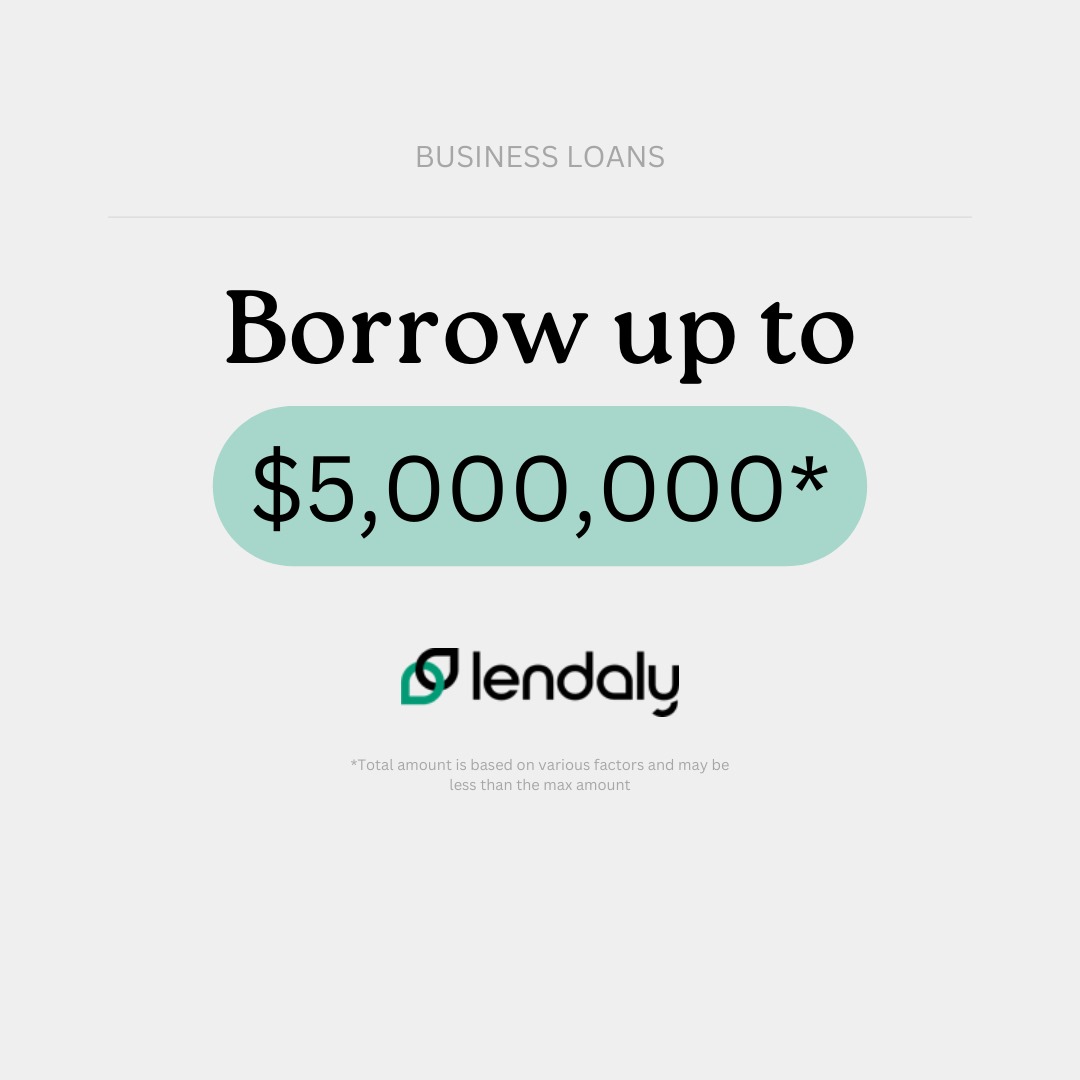 Lendaly Facebook ad: Business Loans Made Simple