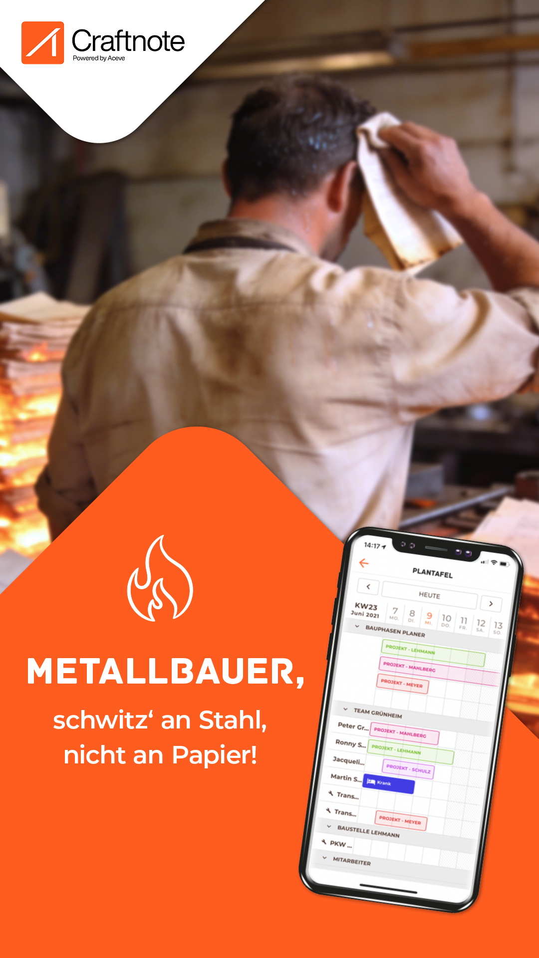 Craftnote - App für Handwerker Facebook ad