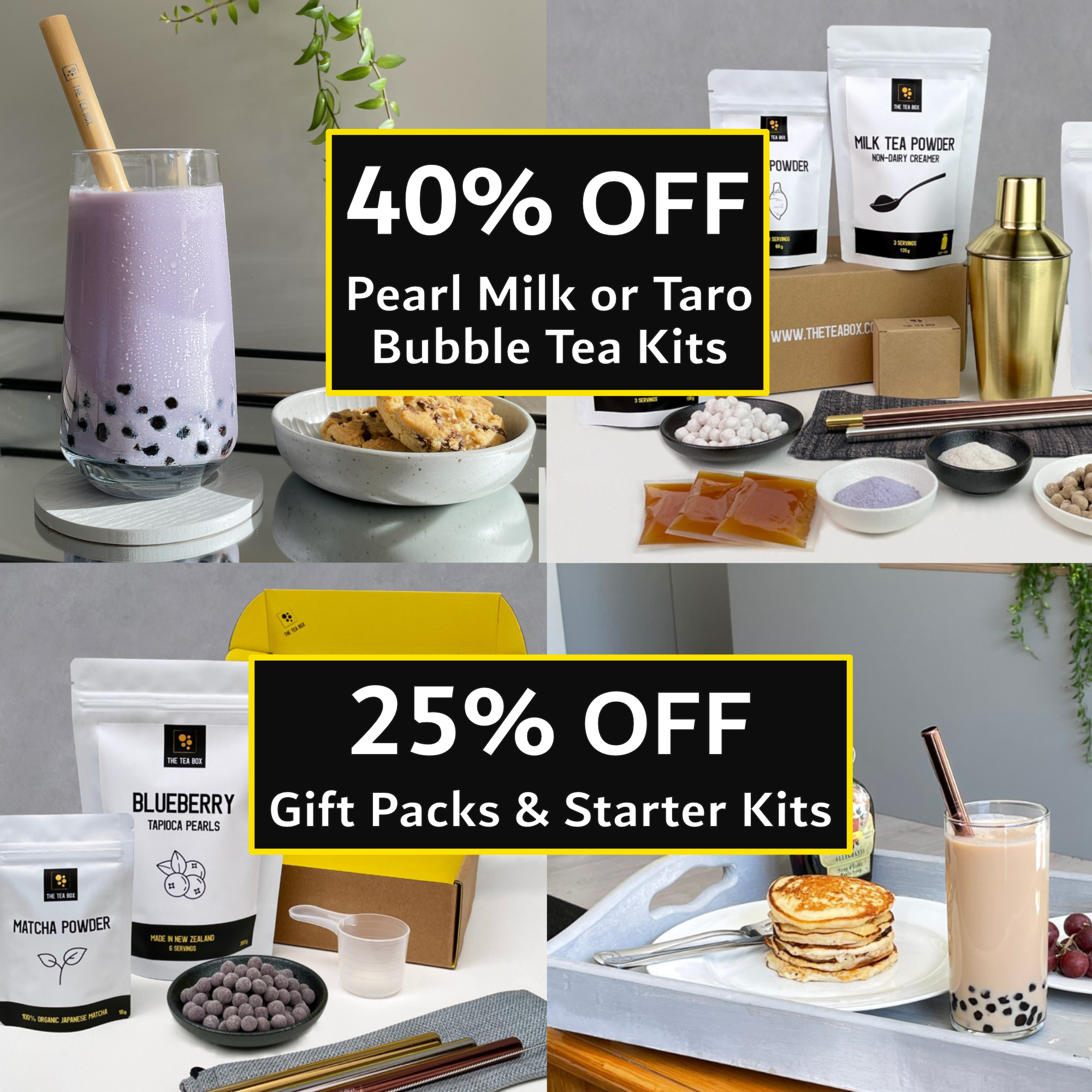 The Tea Box Facebook ad: Treat someone special or stock up and SAVE
