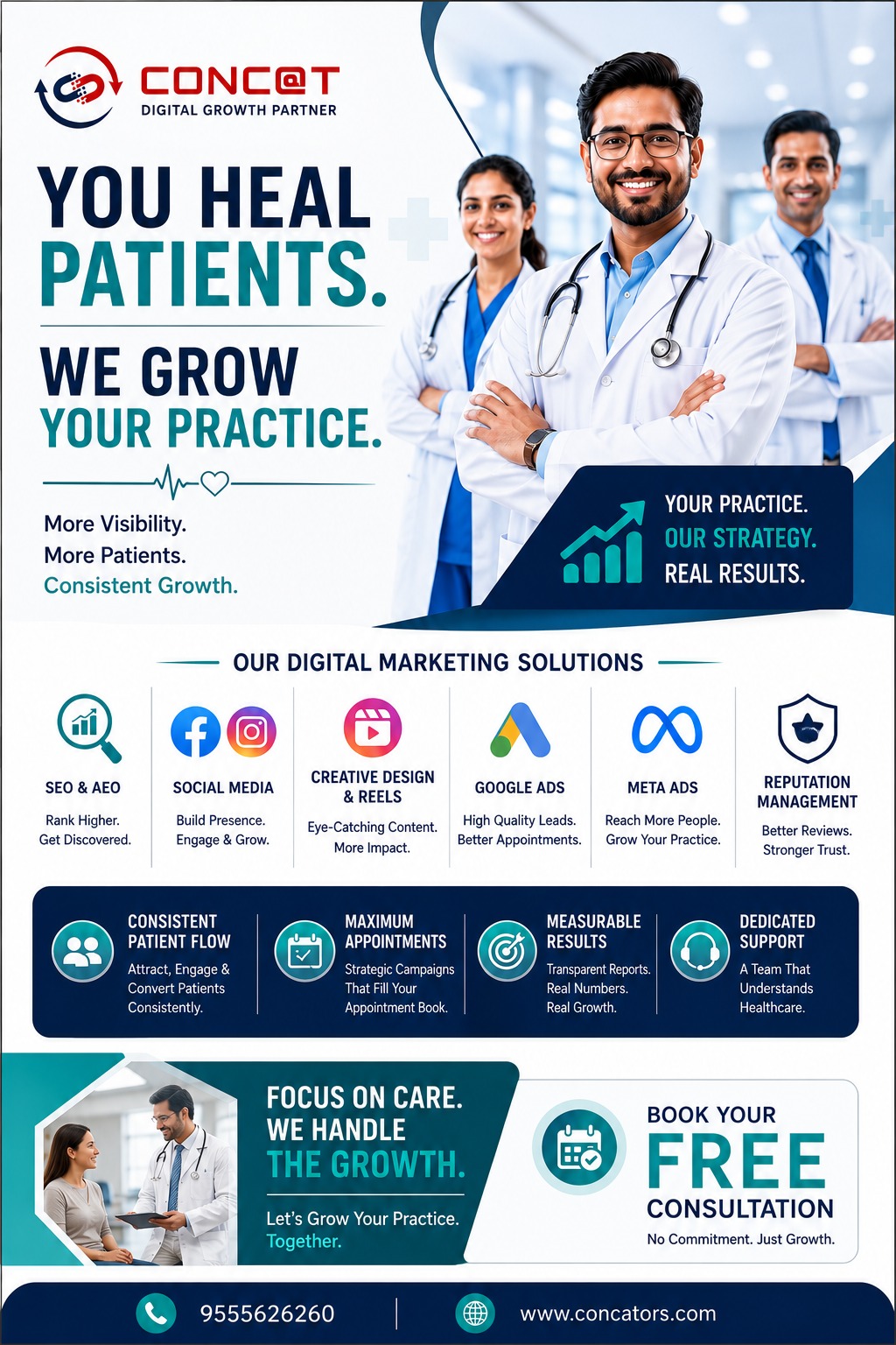 Shorabh Aggarwal Page Facebook ad: Get More Patient Appointments Consistently