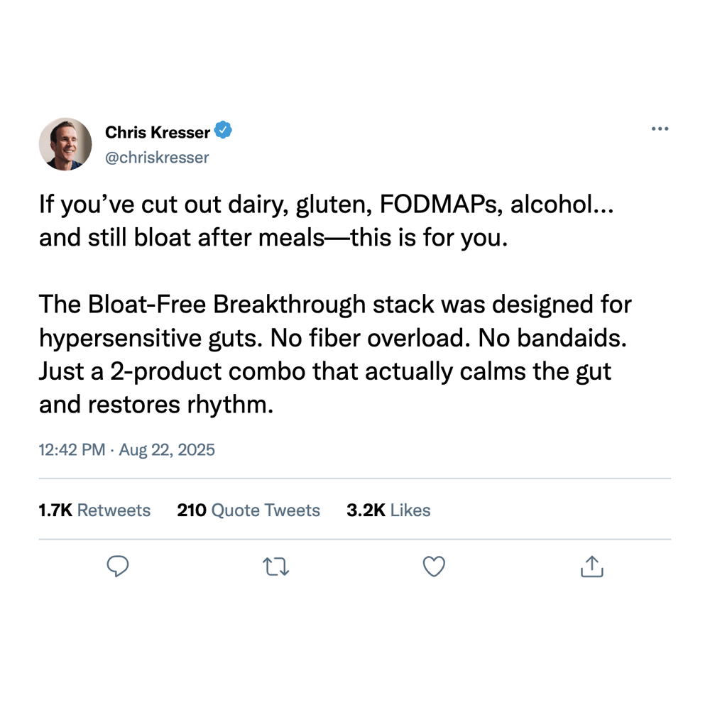 Chris Kresser Facebook ad