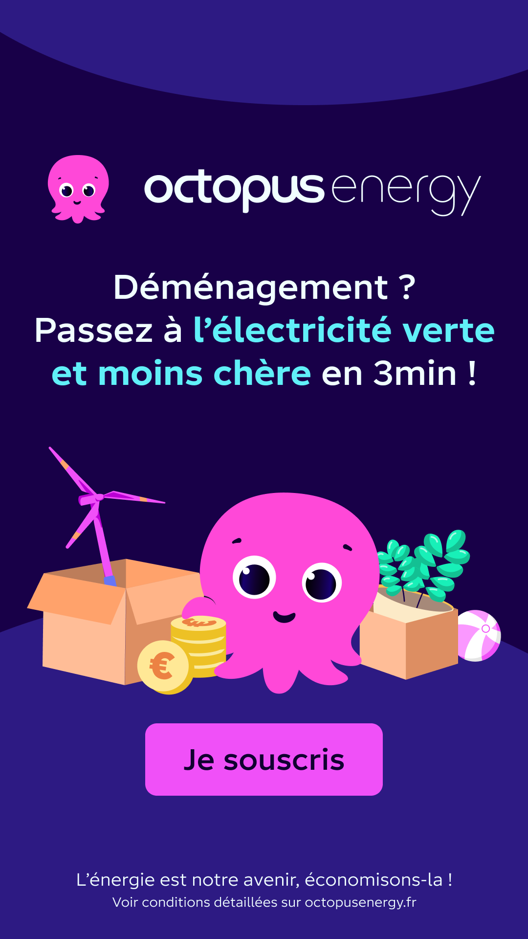 Octopus Energy Facebook ad