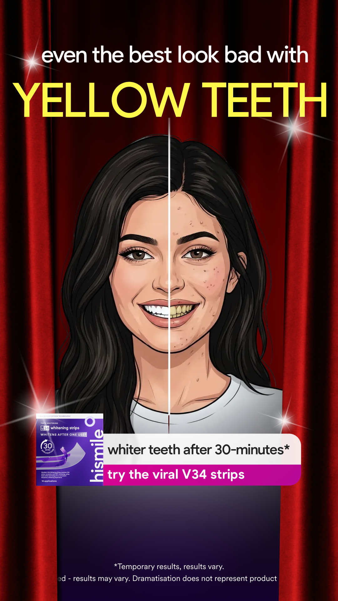 Hismile Facebook ad
