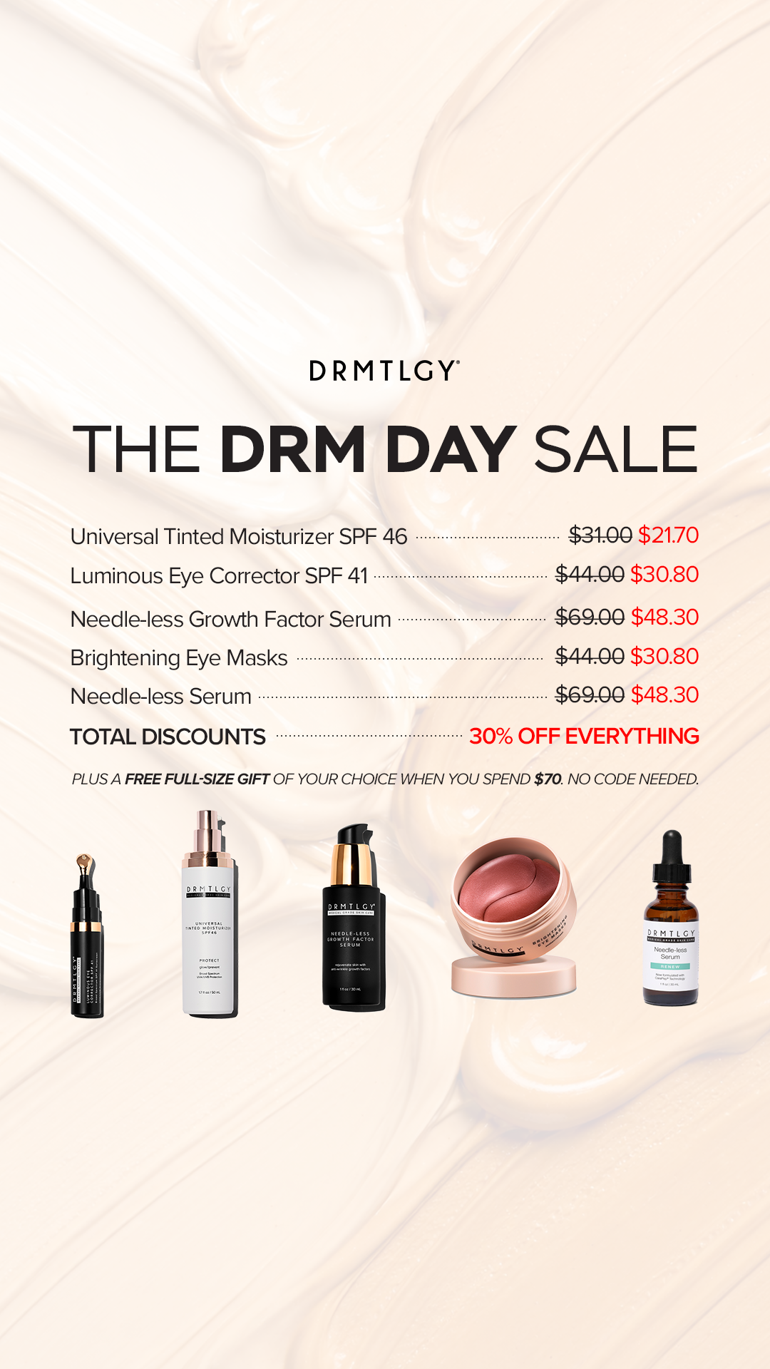 DRMTLGY Facebook ad
