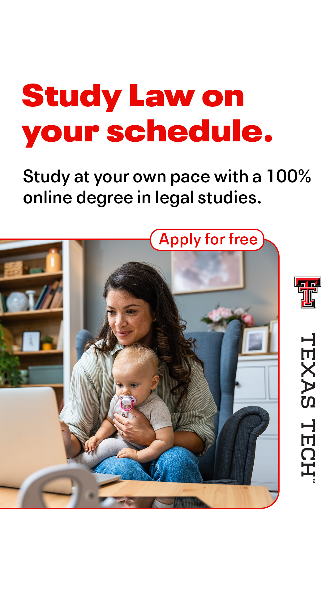 Texas Tech University Online Facebook ad
