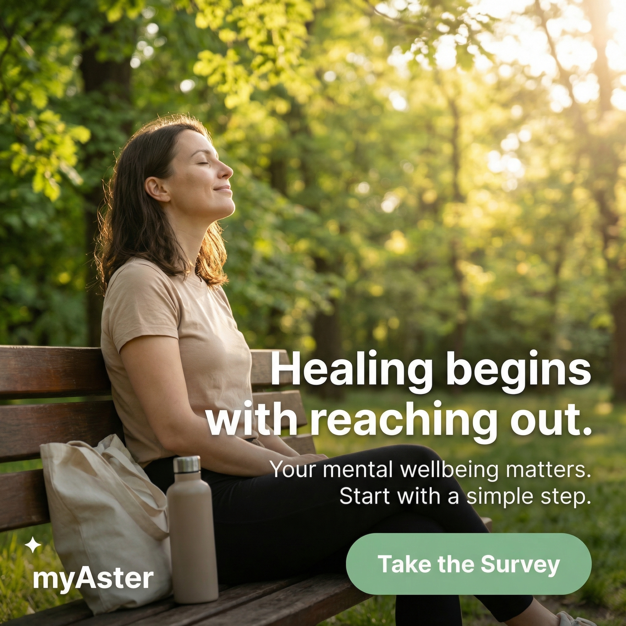 myAster Facebook ad