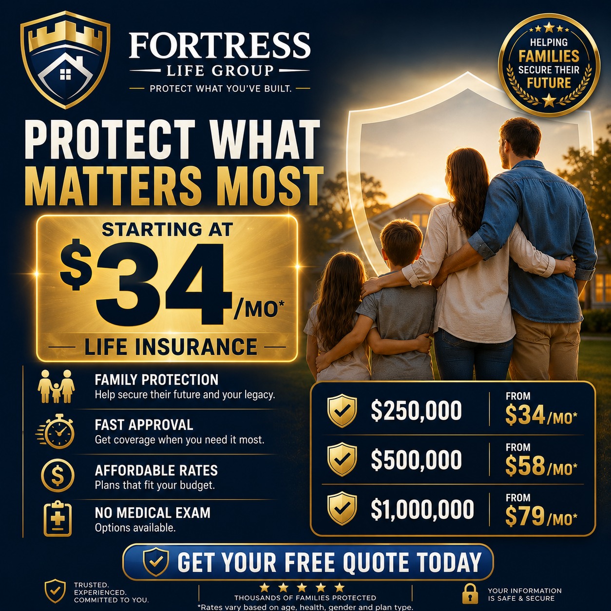 Mortgage Protection Insurance/Final Expense Insurance/Life Insurance Facebook ad from Jun 12, 2026