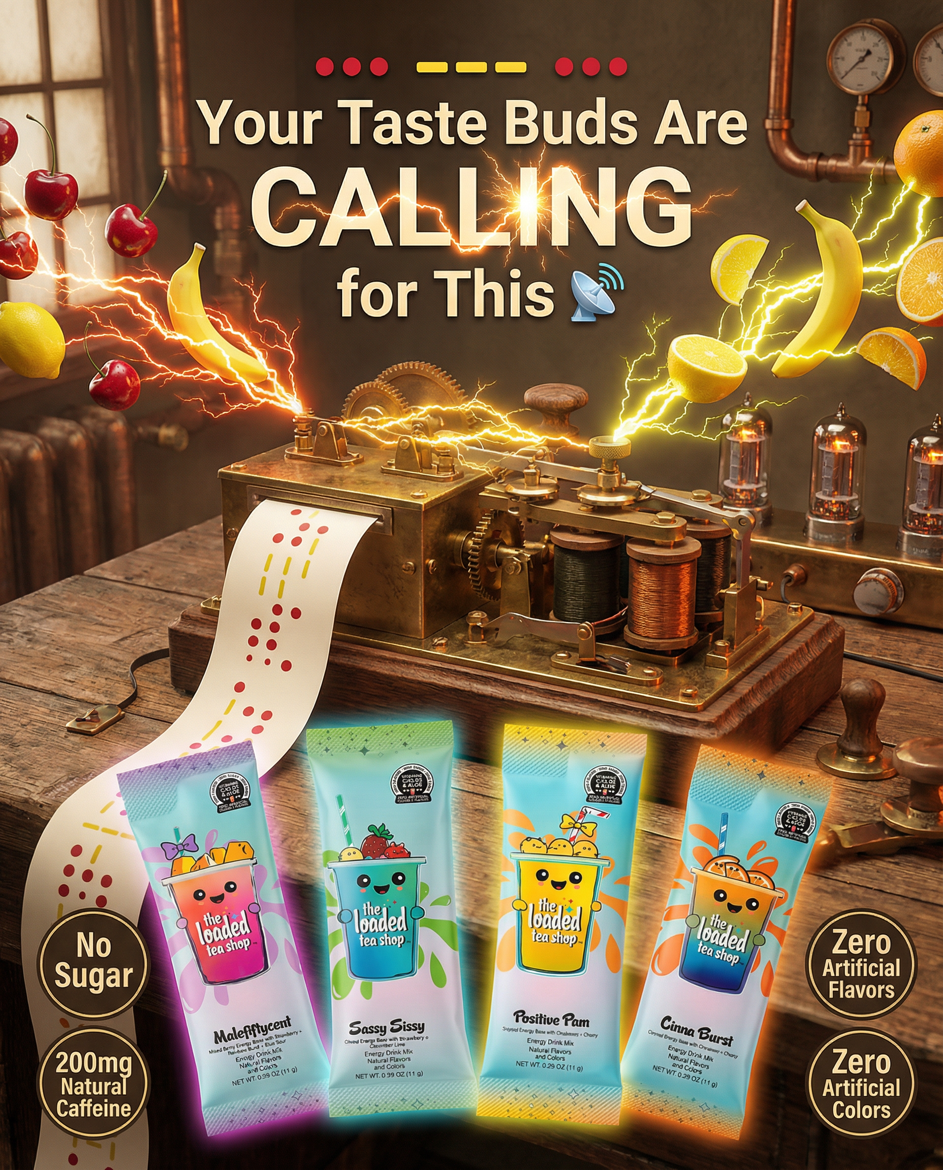 The Loaded Tea Shop Facebook ad