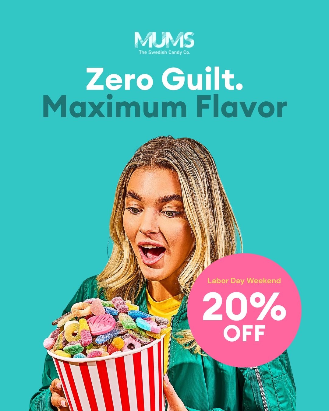 Mums - The Swedish Candy Co. Facebook ad