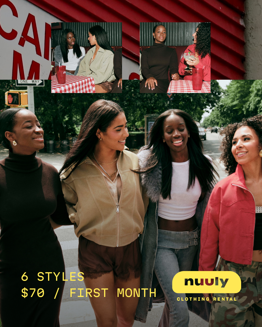nuuly Facebook ad: Rent Your Outfits