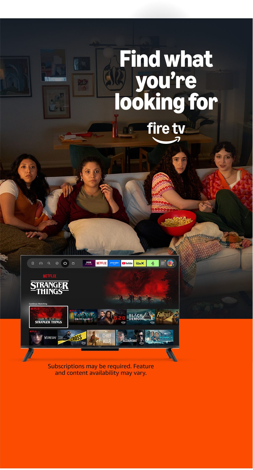 Amazon Fire TV Facebook ad from Apr 1, 2026