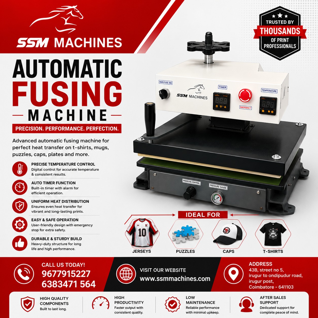 SSM Machines Facebook ad: Upgrade Your Printing & Fusing Process with Reliable…