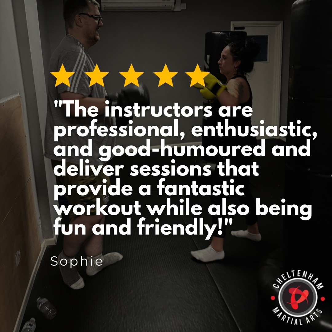 Cheltenham Martial Arts & Fitness Kickboxing Facebook ad: If you clicked before but didn’t book, that’s…