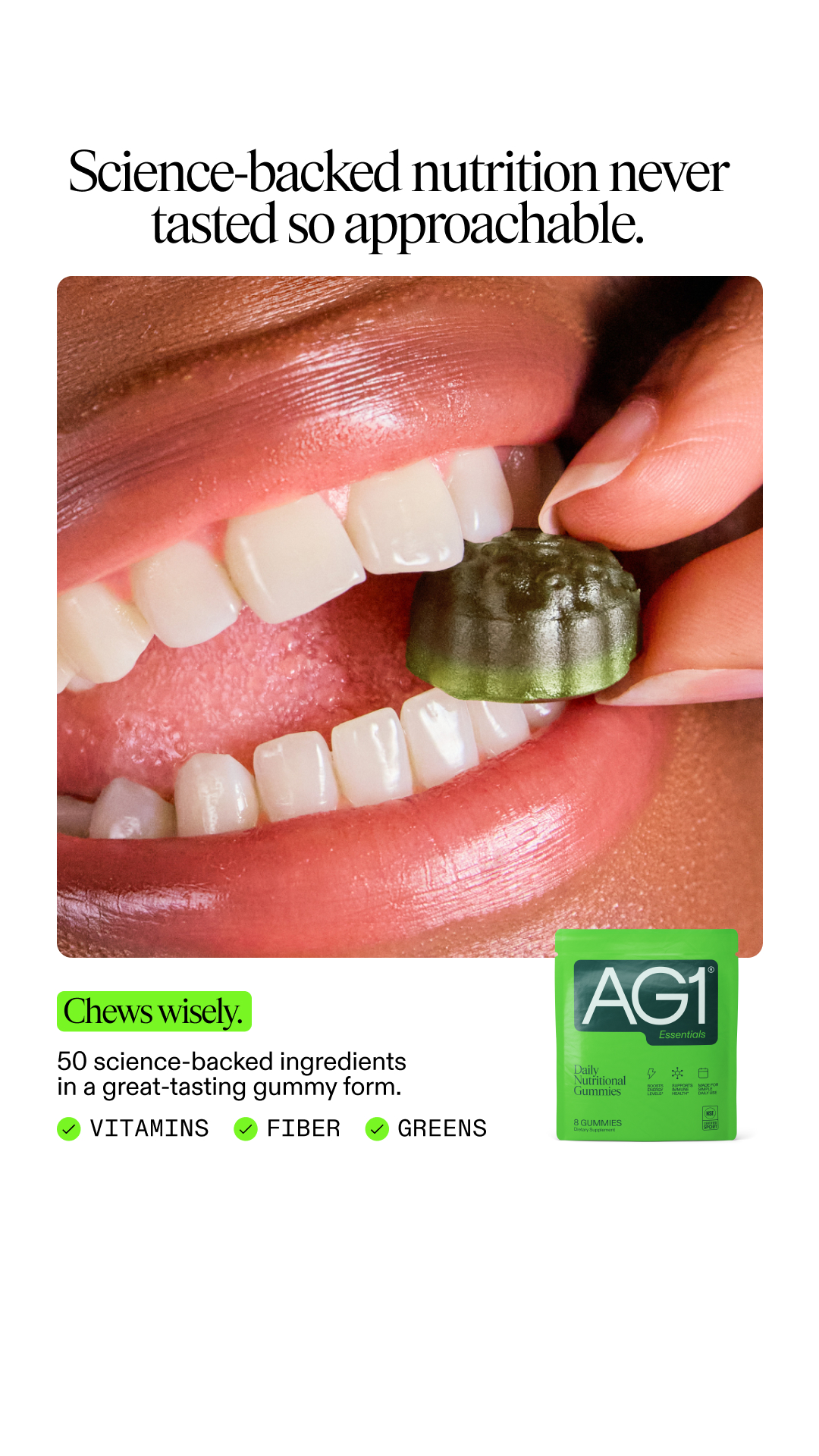 AG1 by Athletic Greens Facebook ad