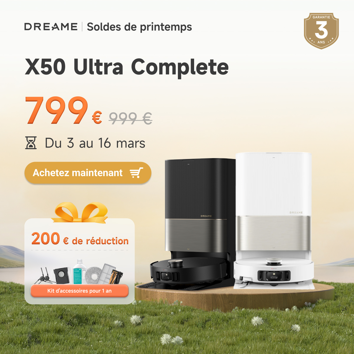 Dreame France Facebook ad