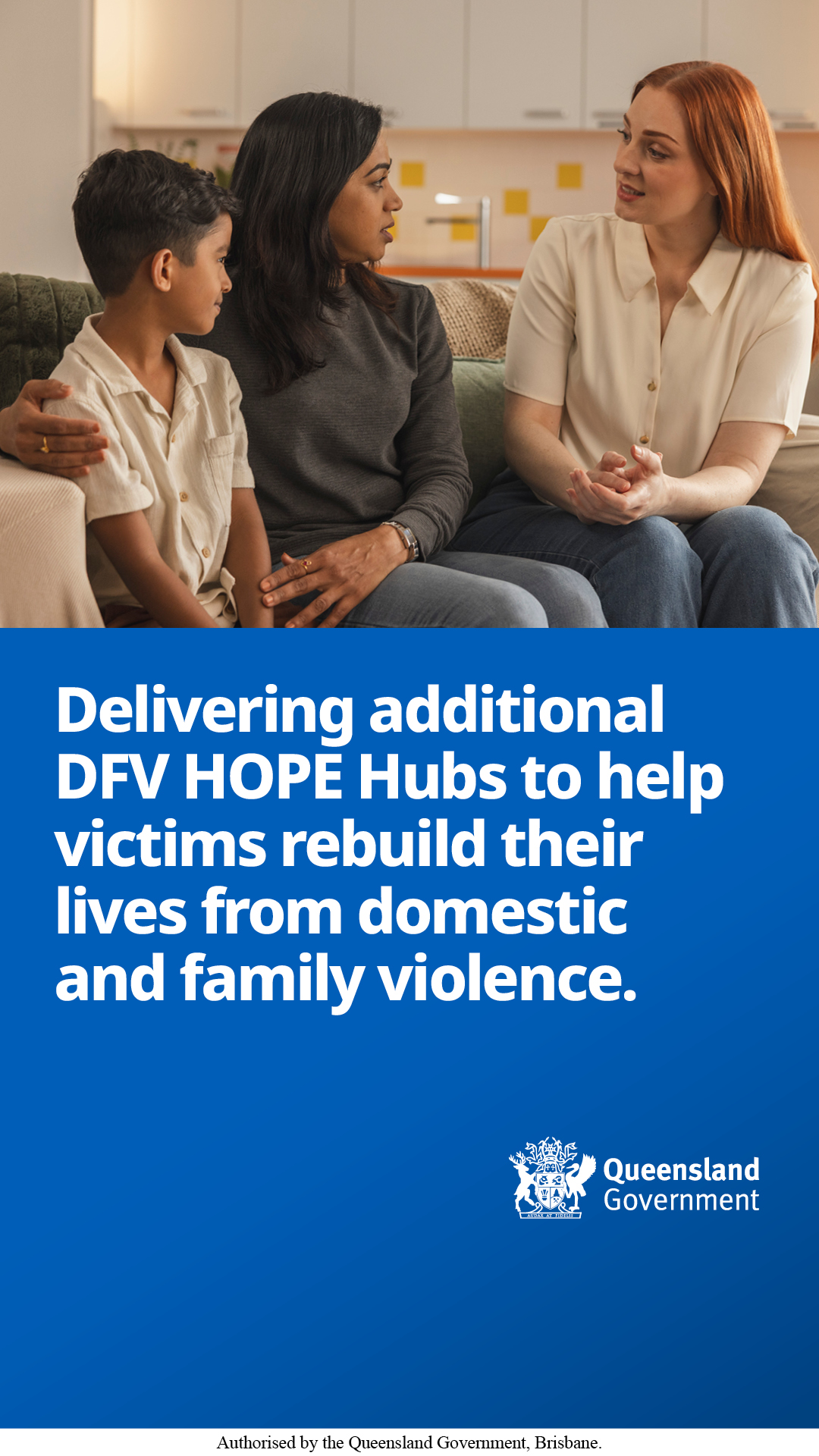 Queensland Government Facebook ad