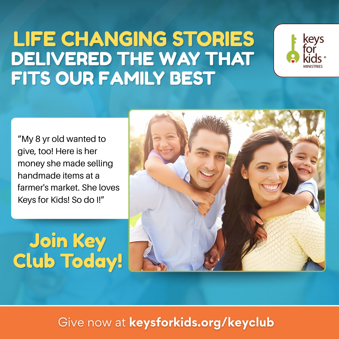 Keys for Kids Ministries Facebook ad