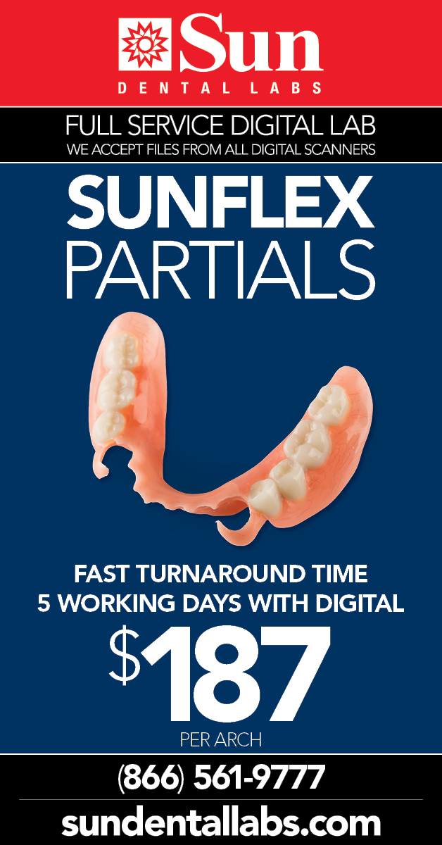 Sun Dental Labs Facebook ad from Feb 20, 2026