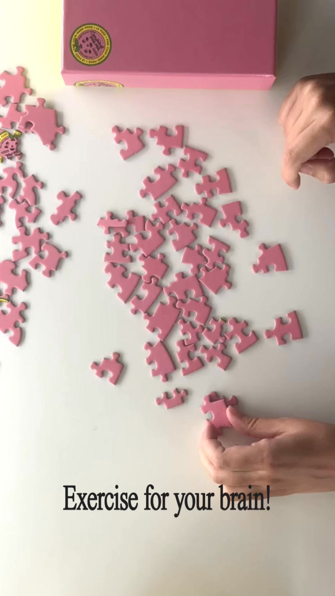 Le Puzz Facebook ad: Flat Pink Grapefruit Puzzle by Le Puzz