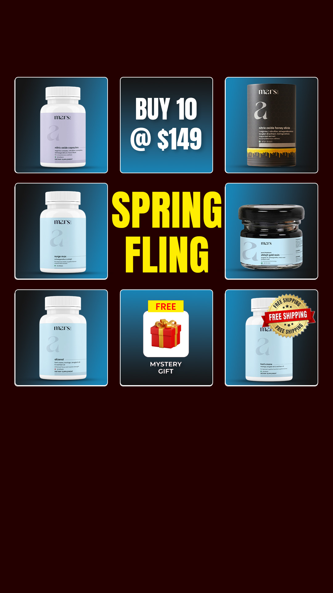 Mars Wellness Supplements Facebook ad