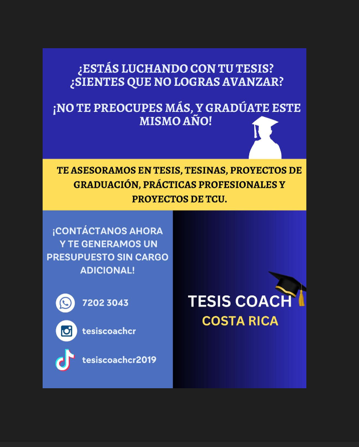 Tesiscoach Costa Rica Facebook ad from Mar 27, 2024