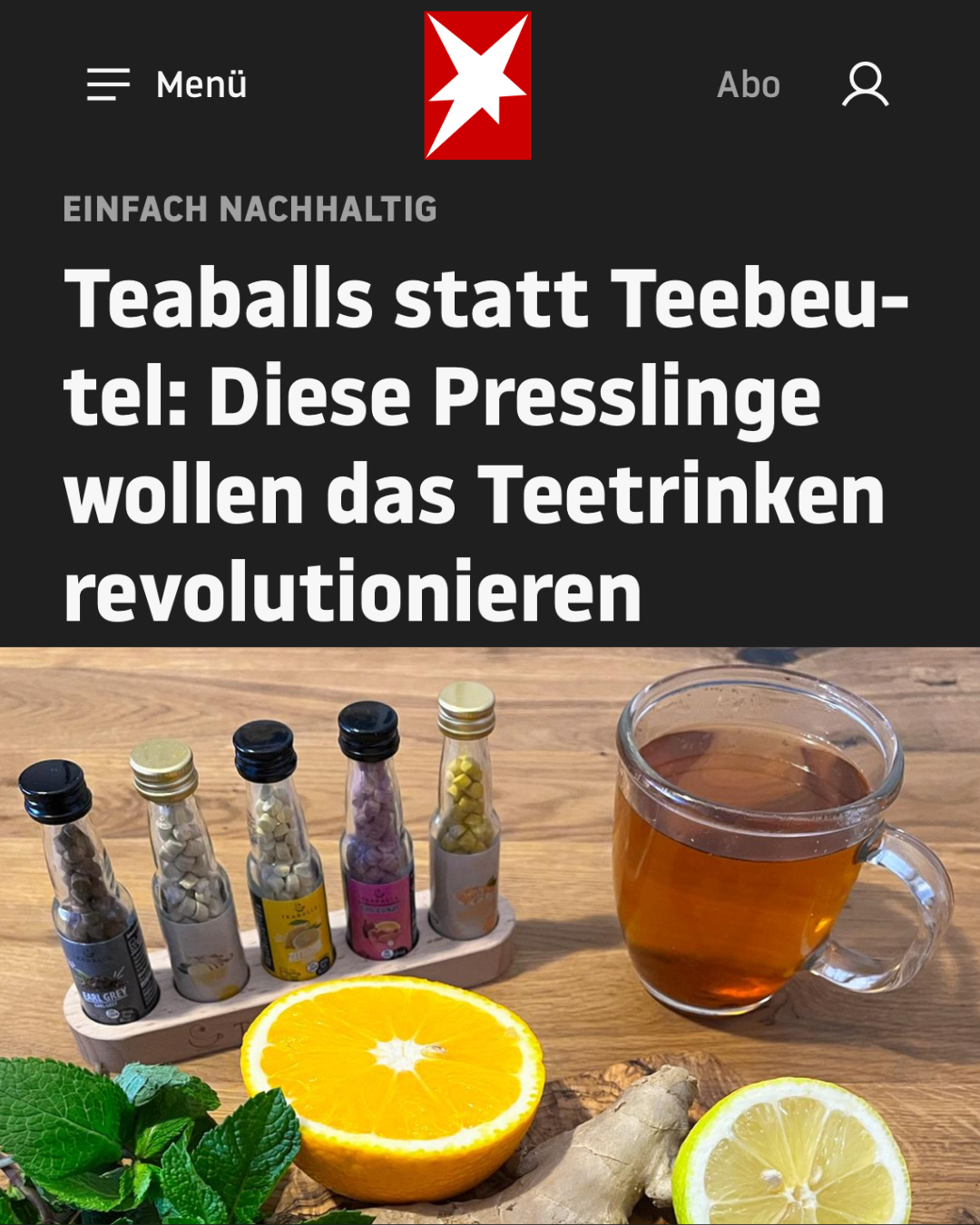 Teaballs Facebook ad