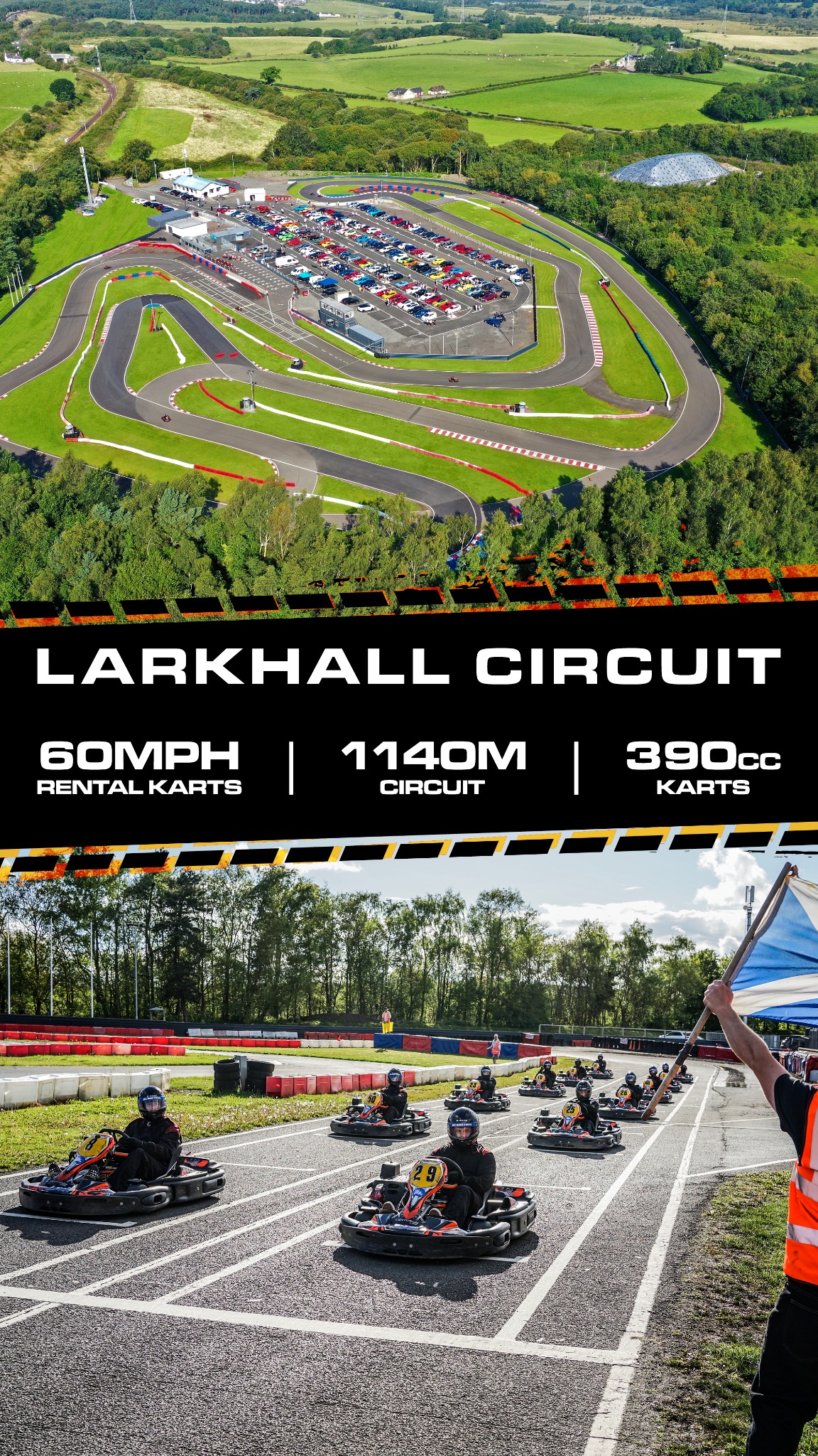 Larkhall Circuit Facebook ad from Feb 27, 2024