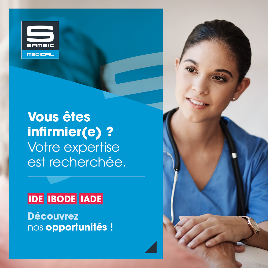 Samsic Médical Facebook ad: Vous êtes infirmier(e)?