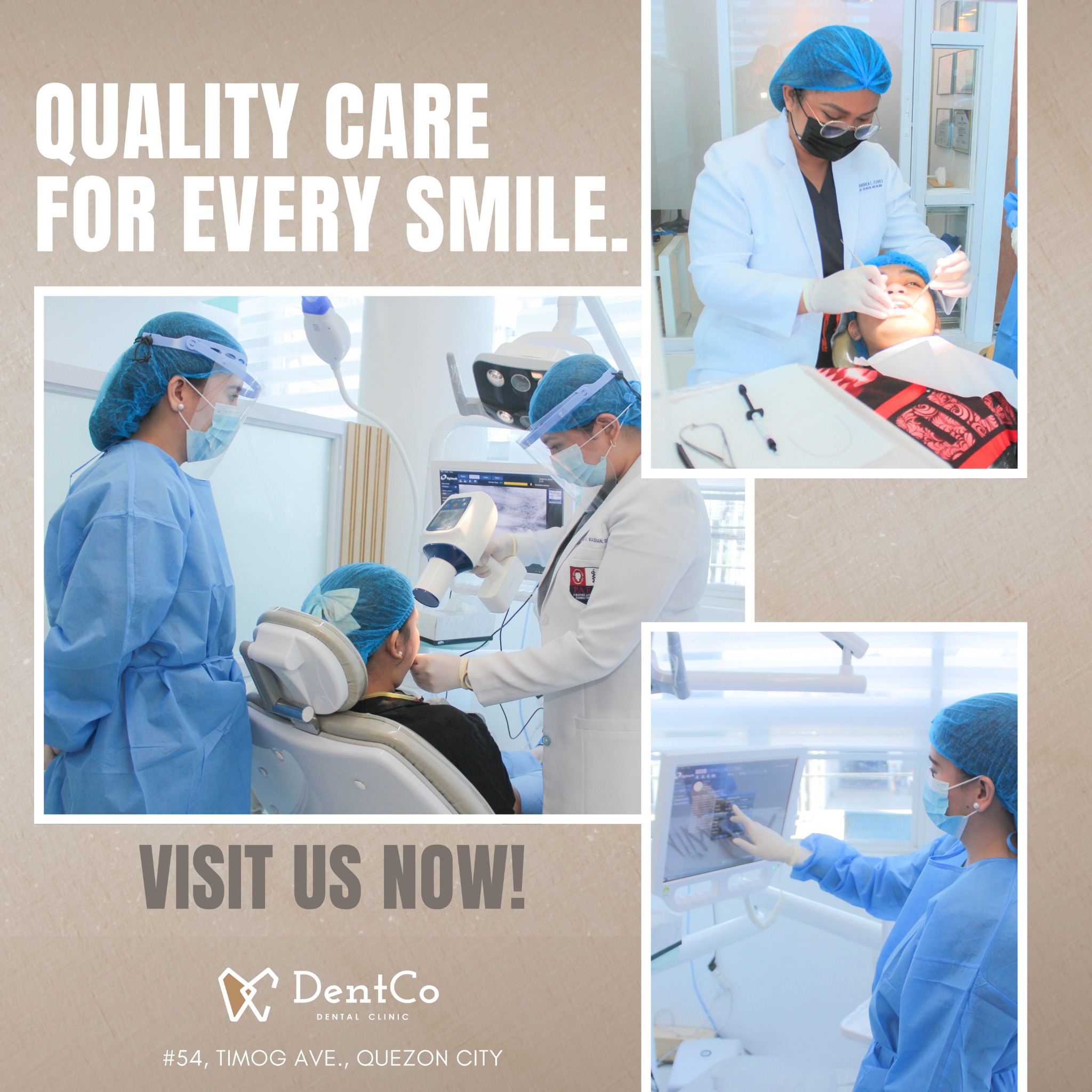 DentCo Dental Clinic - Timog Quezon City Facebook ad: We offer