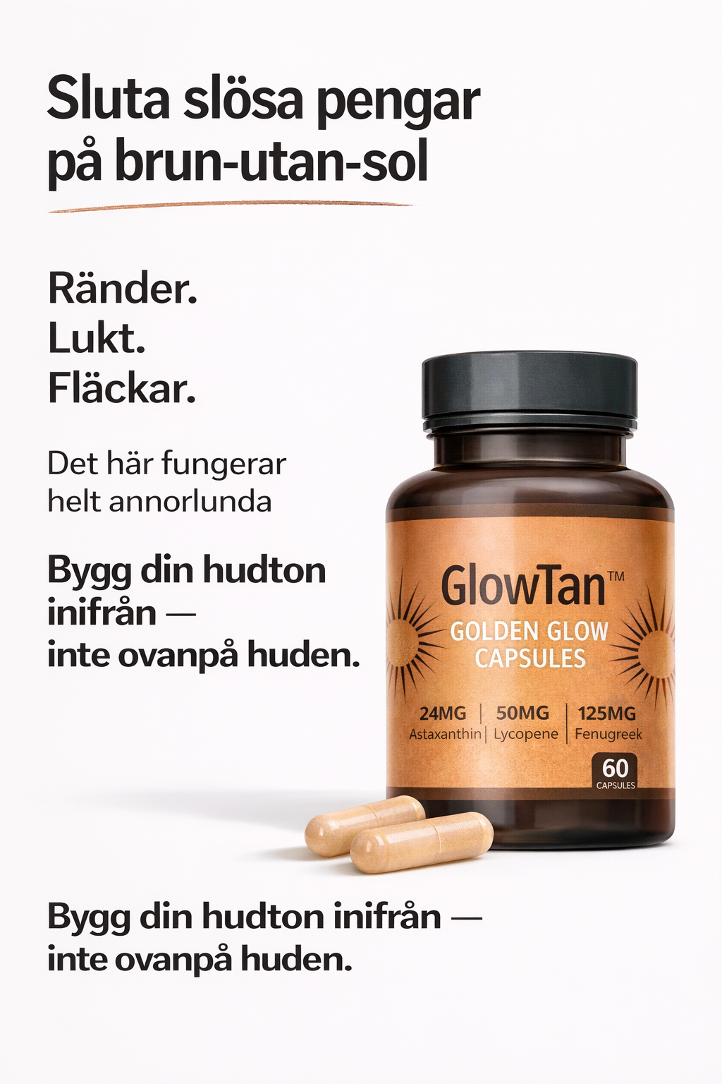 Emma Facebook ad: En naturlig glow på bara 2 veckor