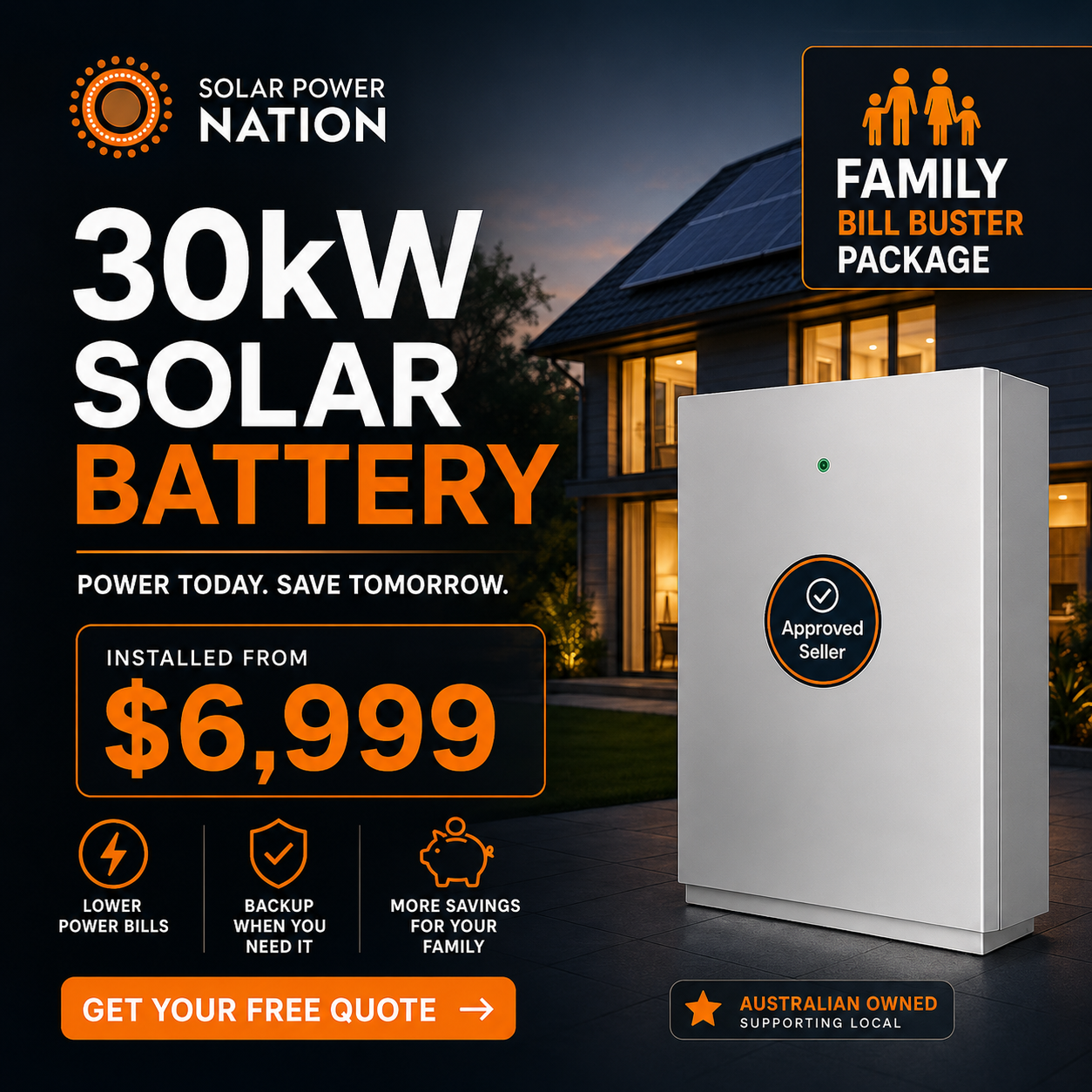 Solar Power Nation Facebook ad