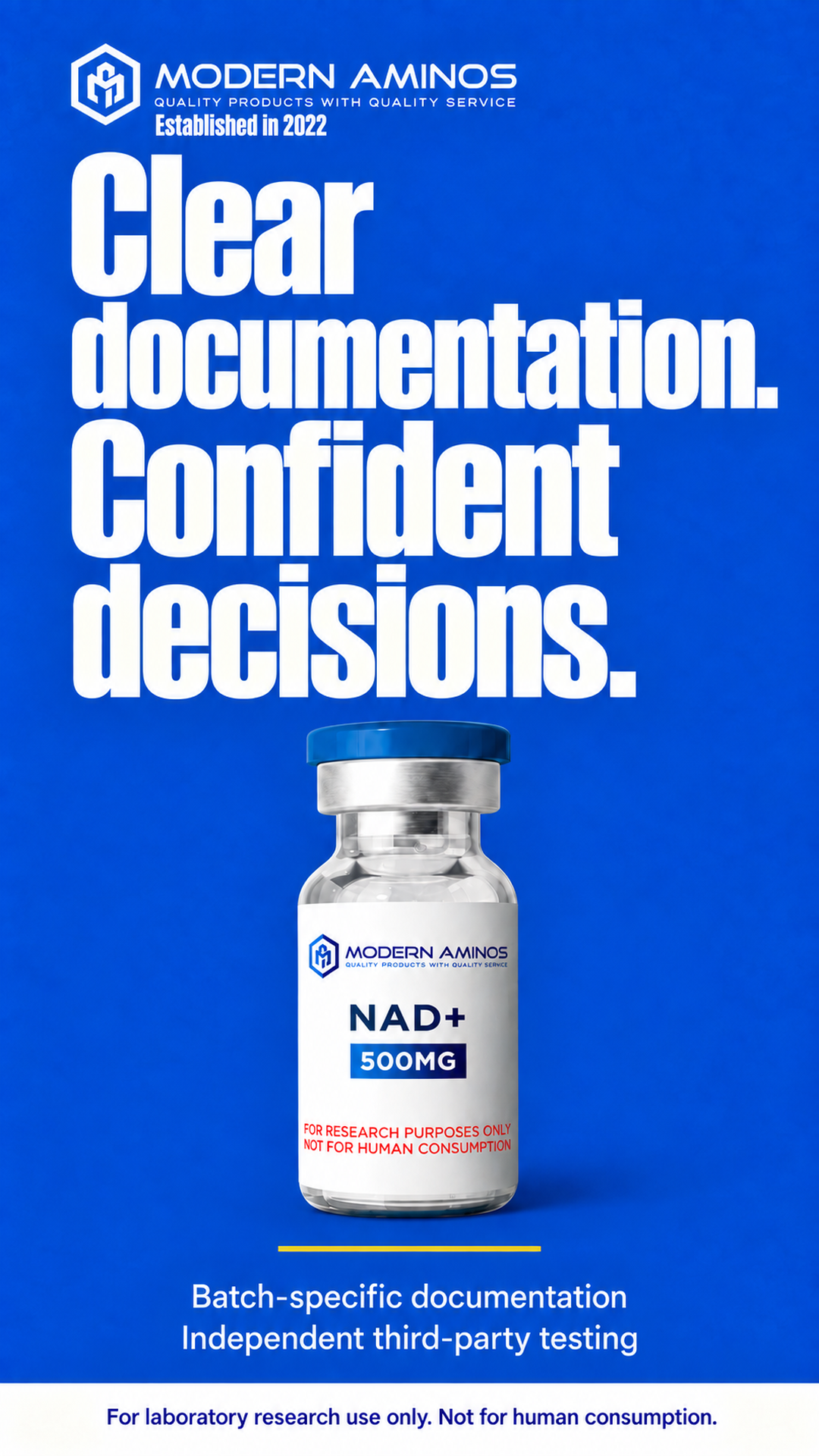 Modern Aminos Facebook ad