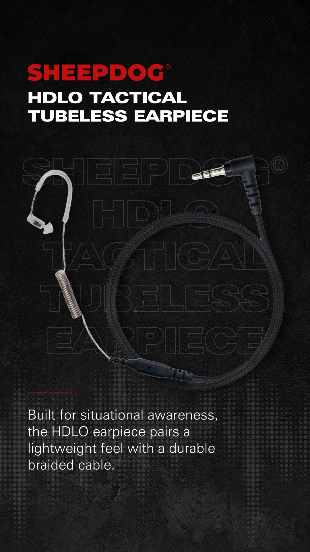 Sheepdog Mics Facebook ad: Gear Up with Tactical HDLO Earpiece