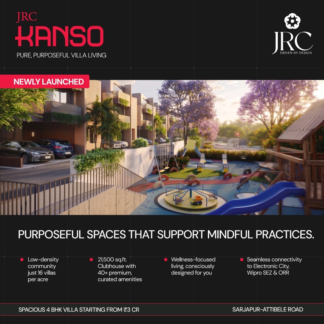 JRC Projects Facebook ad: Exclusive 4 BHK Villas, JRC kanso