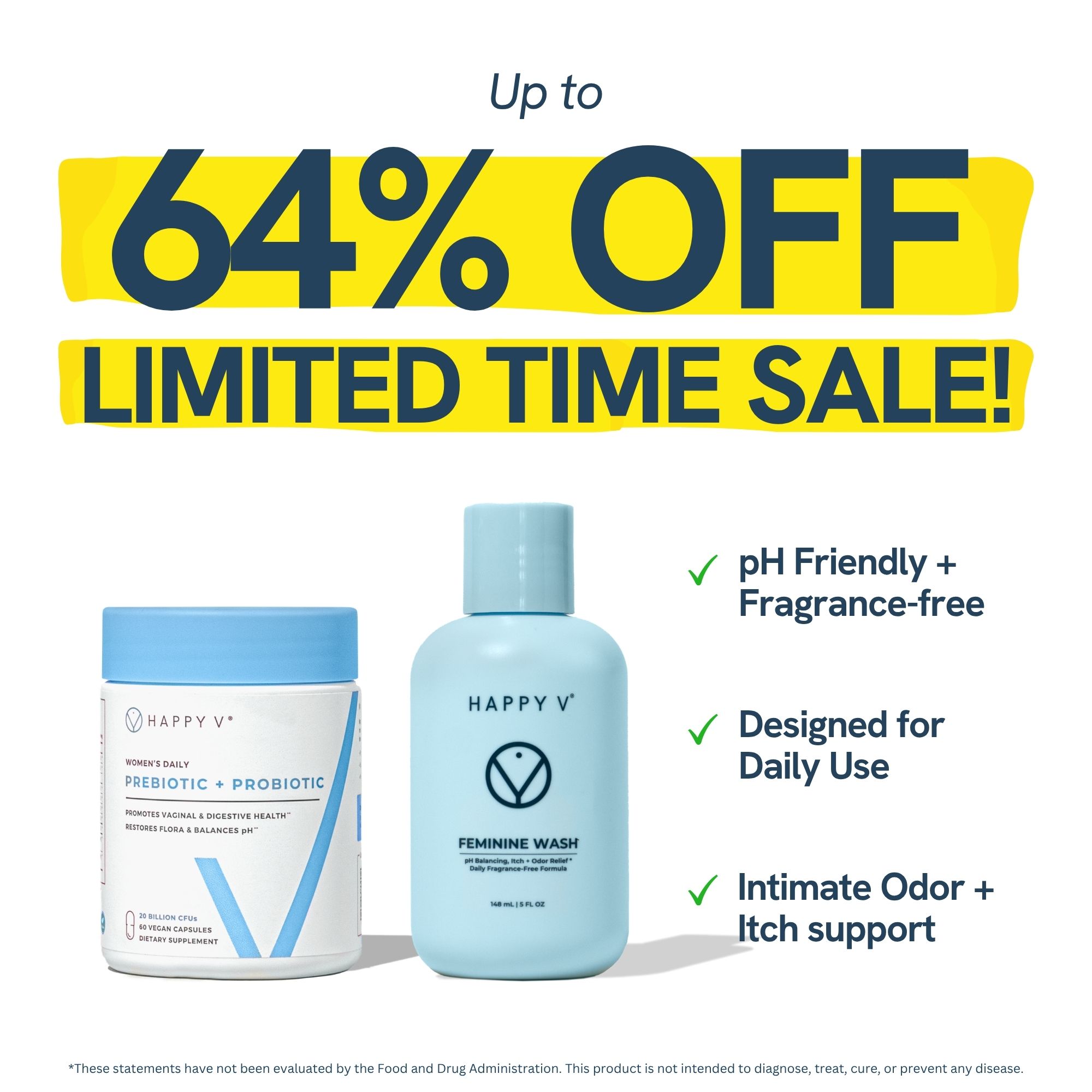 Happy V Facebook ad