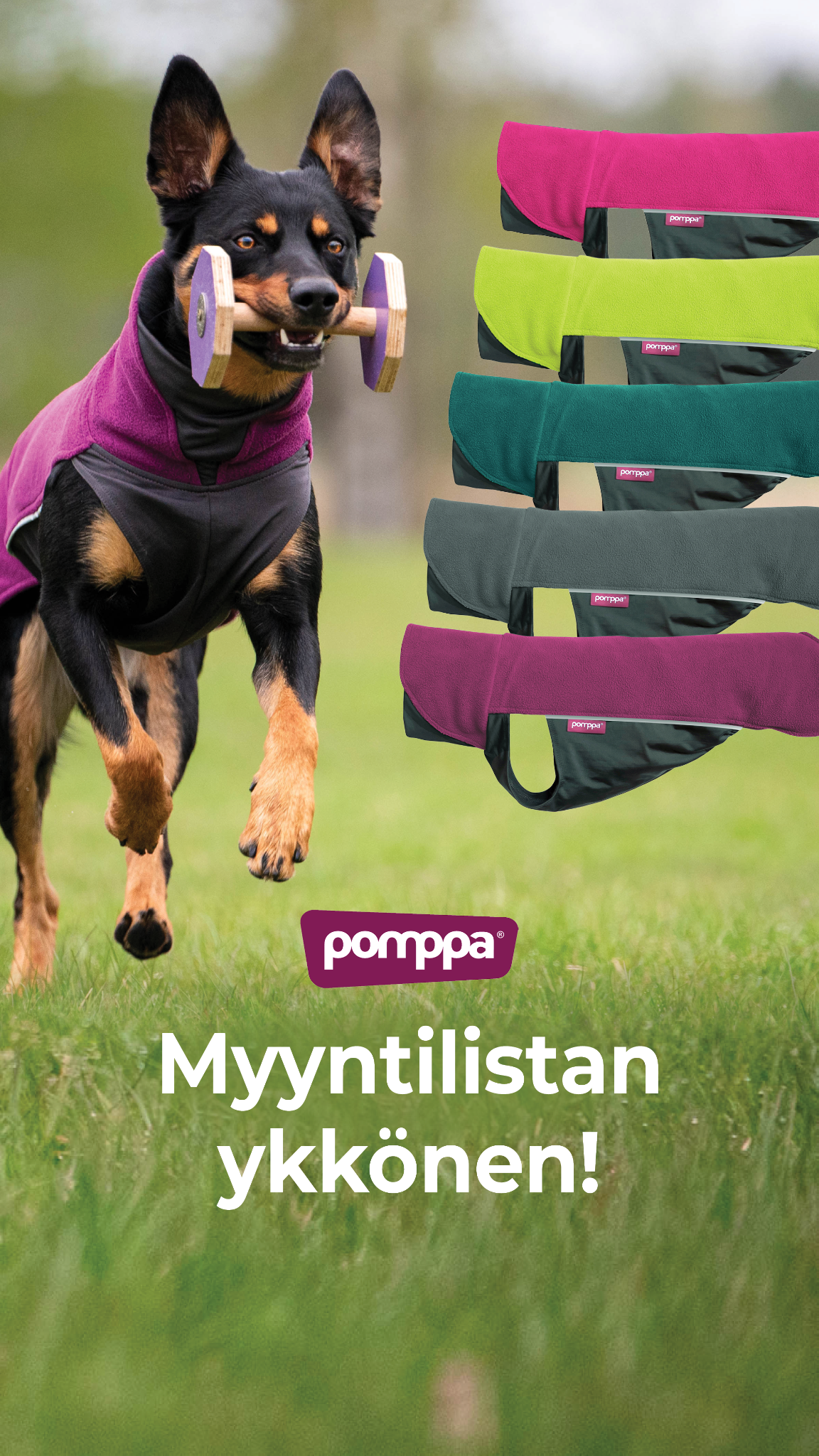 Pomppa Dogwear Facebook ad from Jun 23, 2026