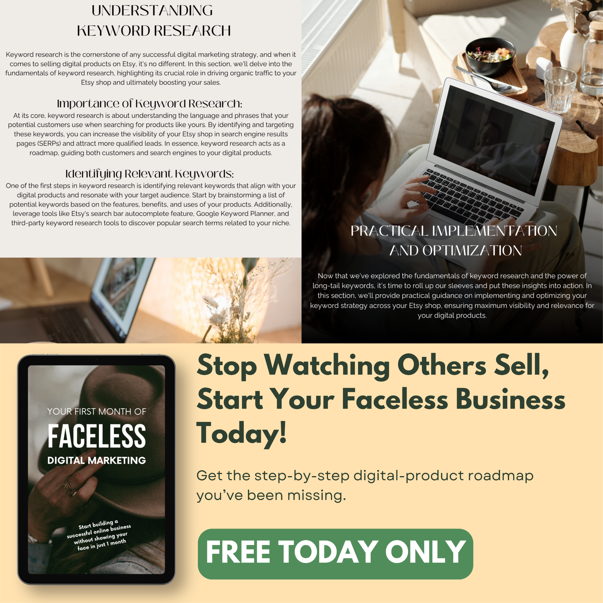 Faceless Profit Facebook ad