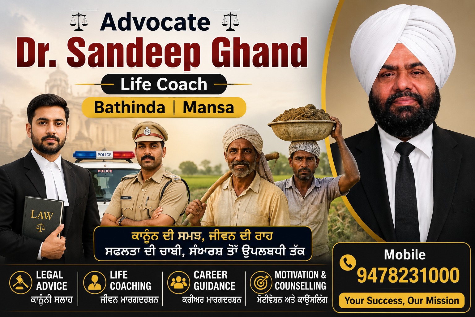 Sandeep Ghand Facebook ad: ਫੇਸਬੁੱਕ ਤੇ ਰੋਜਾਨਾ ਤਿੰਨ ਚਾਰ ਕਿੱਤਿਆਂ ਪੇਸ਼ੇ ਬਾਰੇ…
