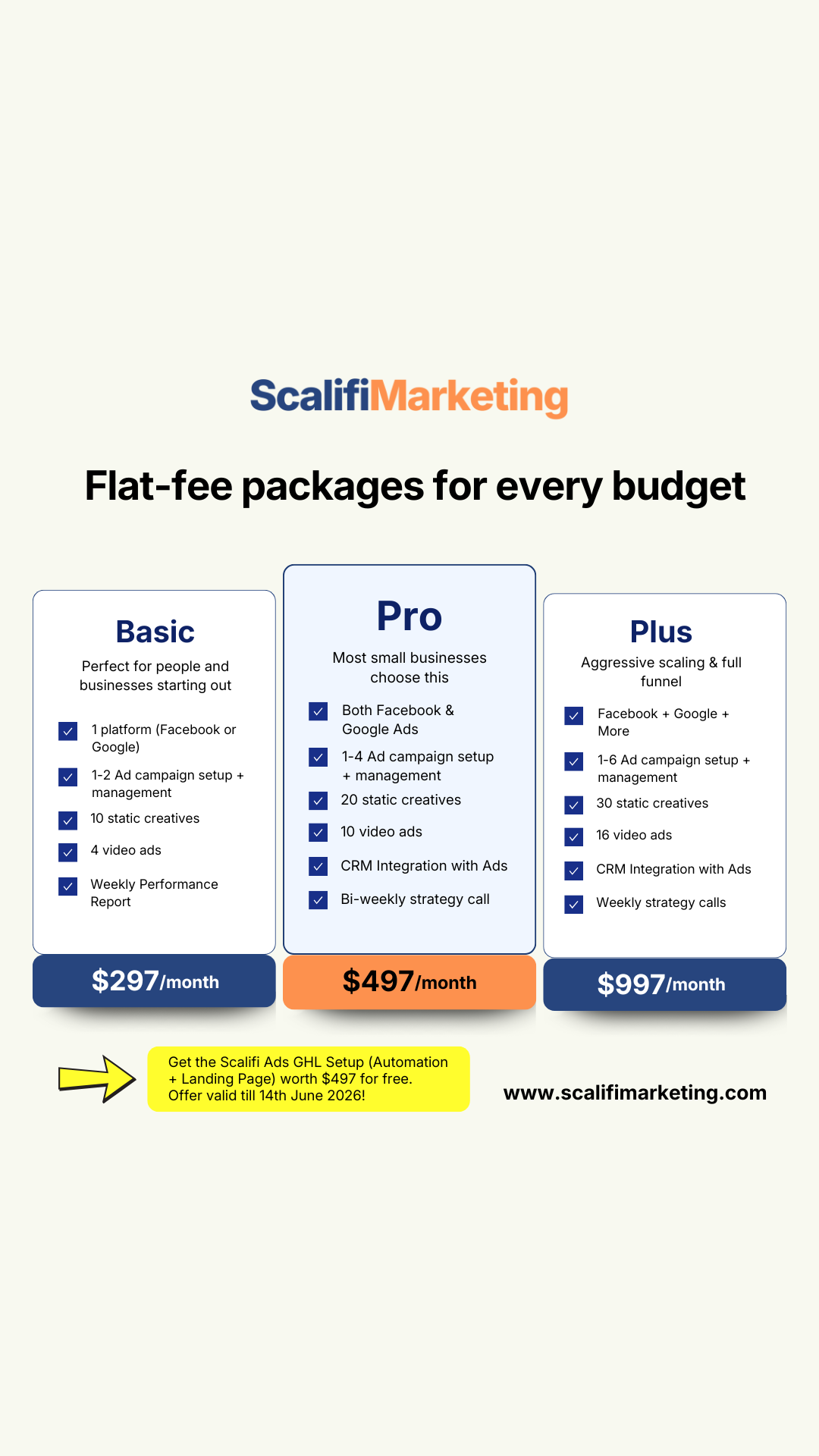 ScalifiMarketing Facebook ad from Jun 10, 2026