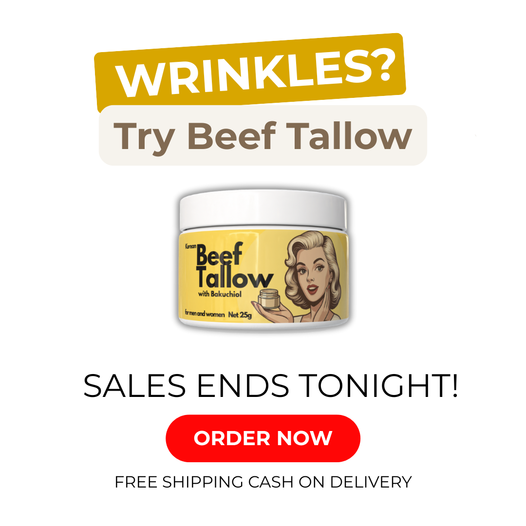 The Real Beef Tallow - Beef Tallow Facebook ad: Wrinkles? Try Beef Tallow