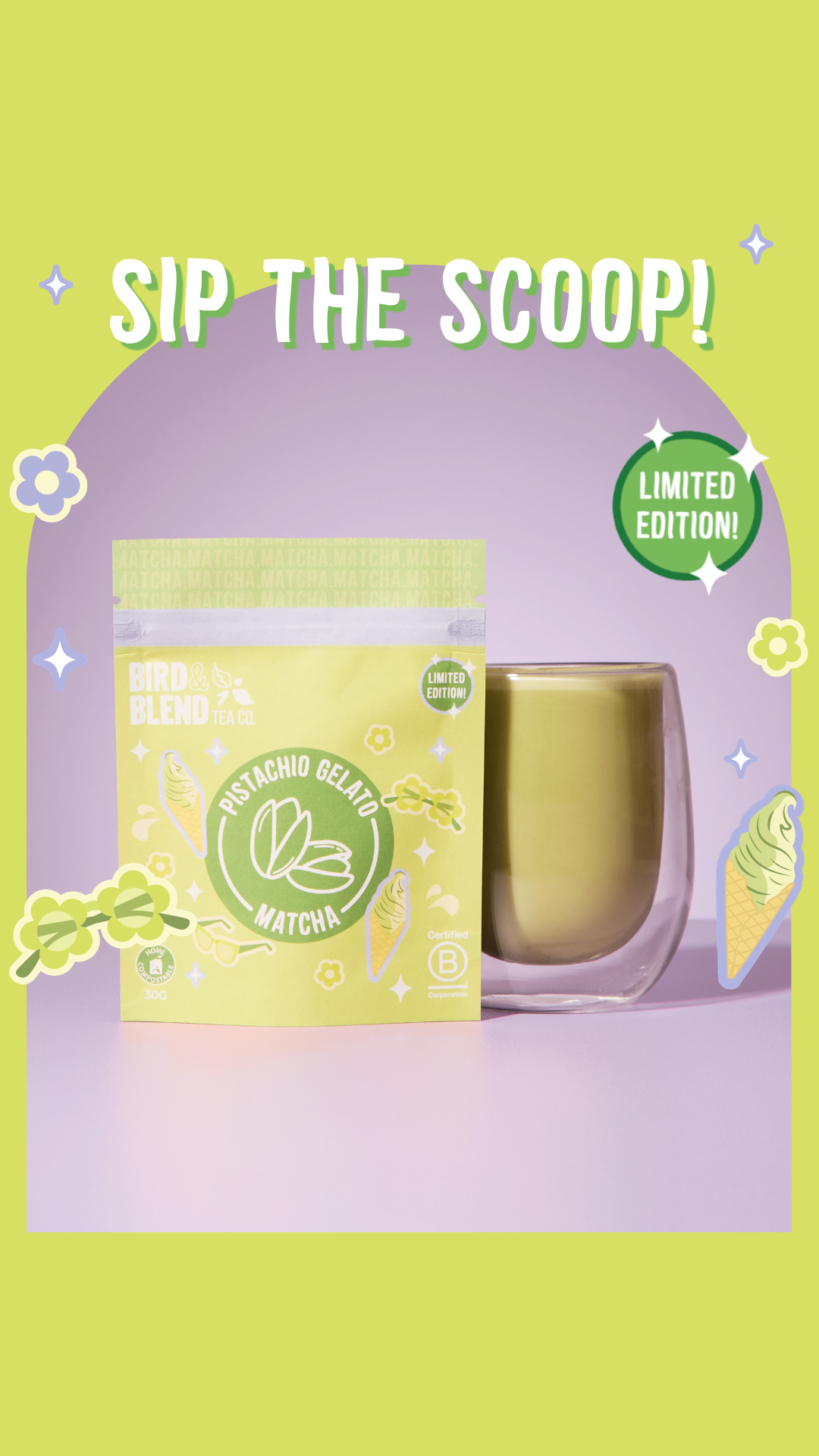 Bird & Blend Tea Co. Facebook ad