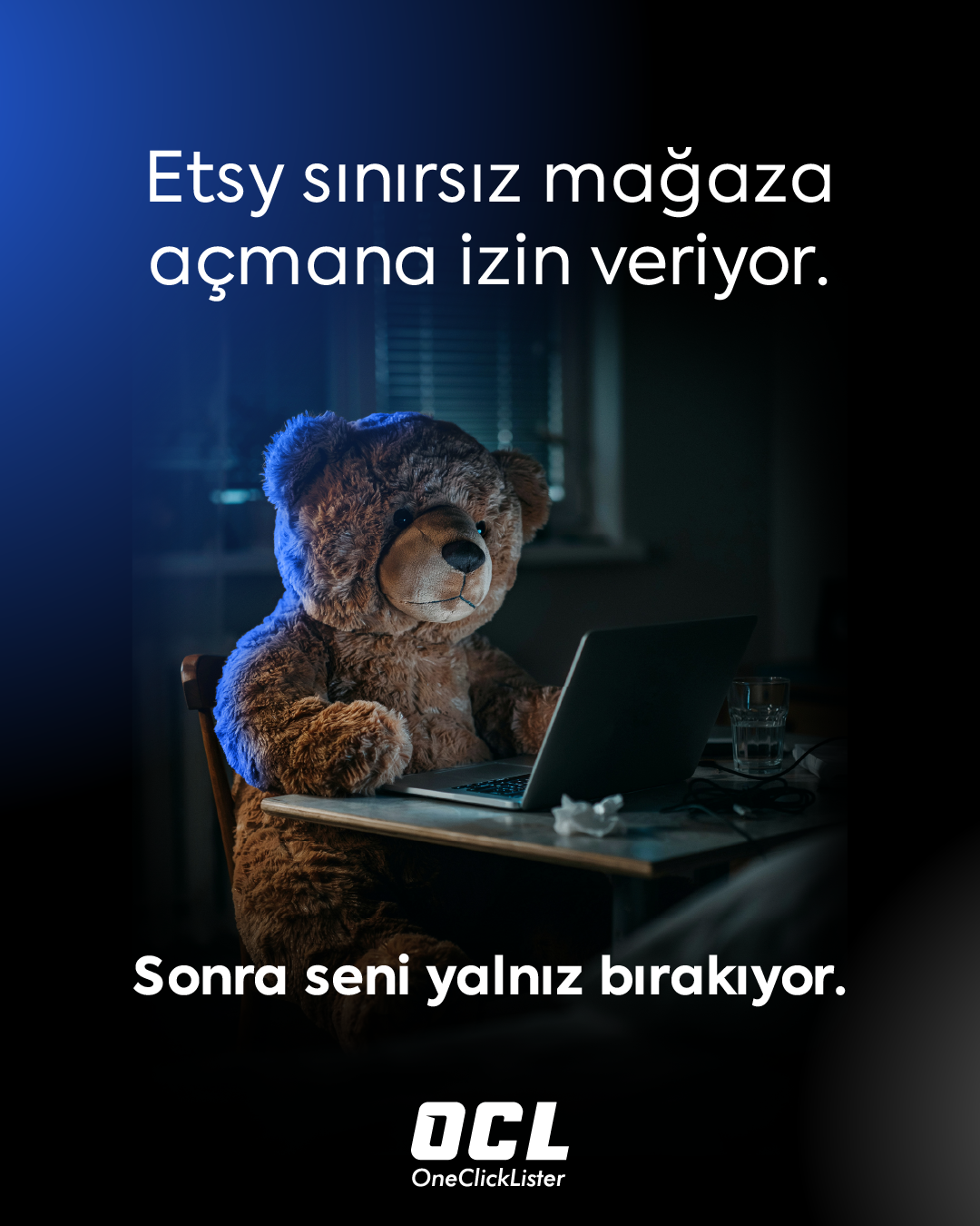 Oneclicklister Facebook ad: Bu yükü tek başına taşıma