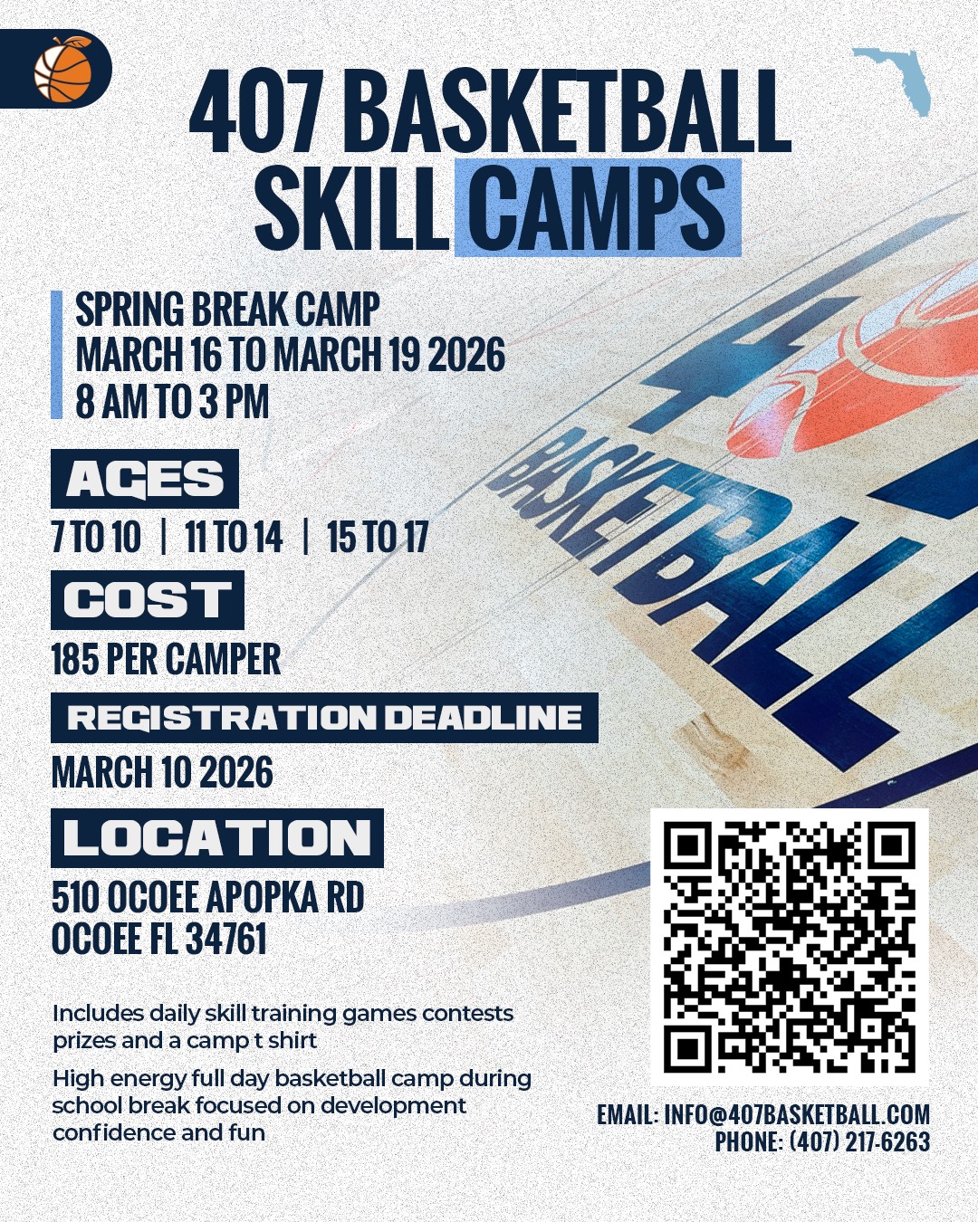 407Basketball Facebook ad: Register today!