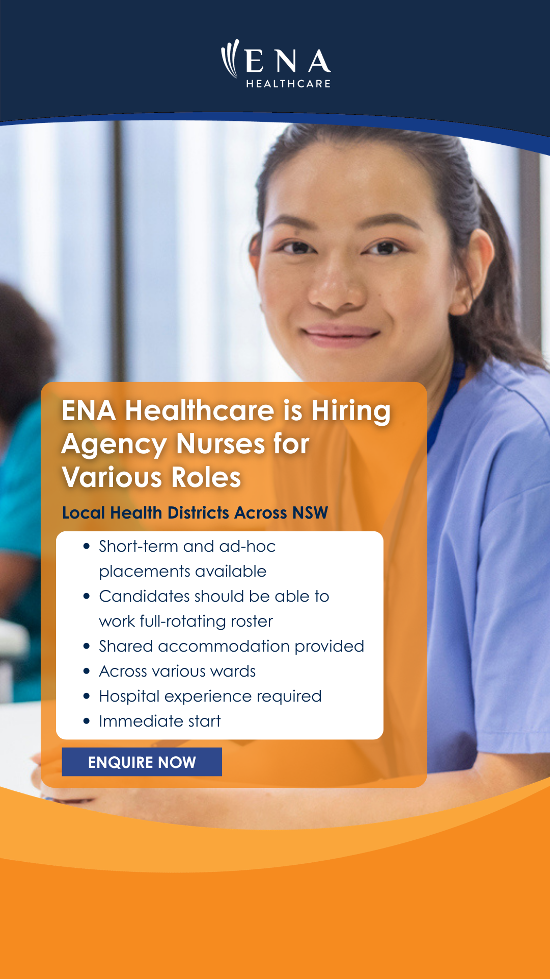ENA Healthcare Facebook ad