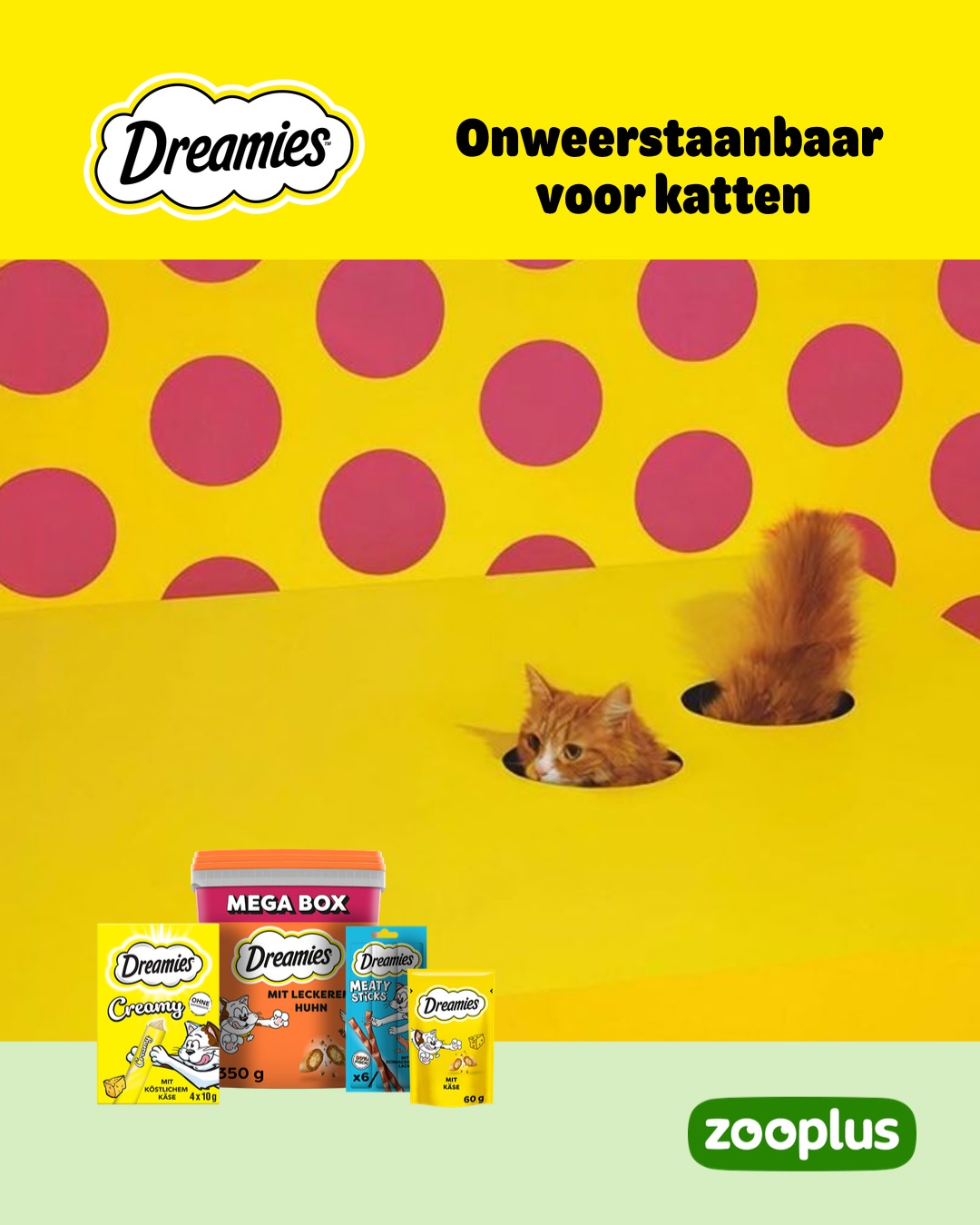 zooplus Facebook ad: DREAMIES