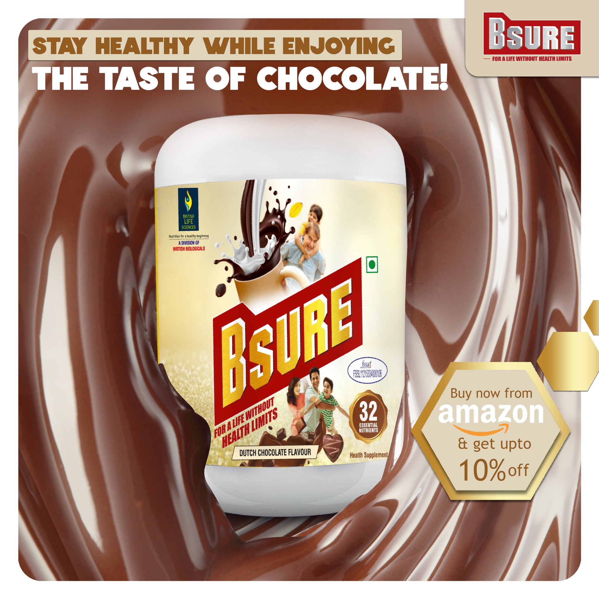 BSURE Facebook ad: BSURE is a complete and balanced nutrition supplement for…