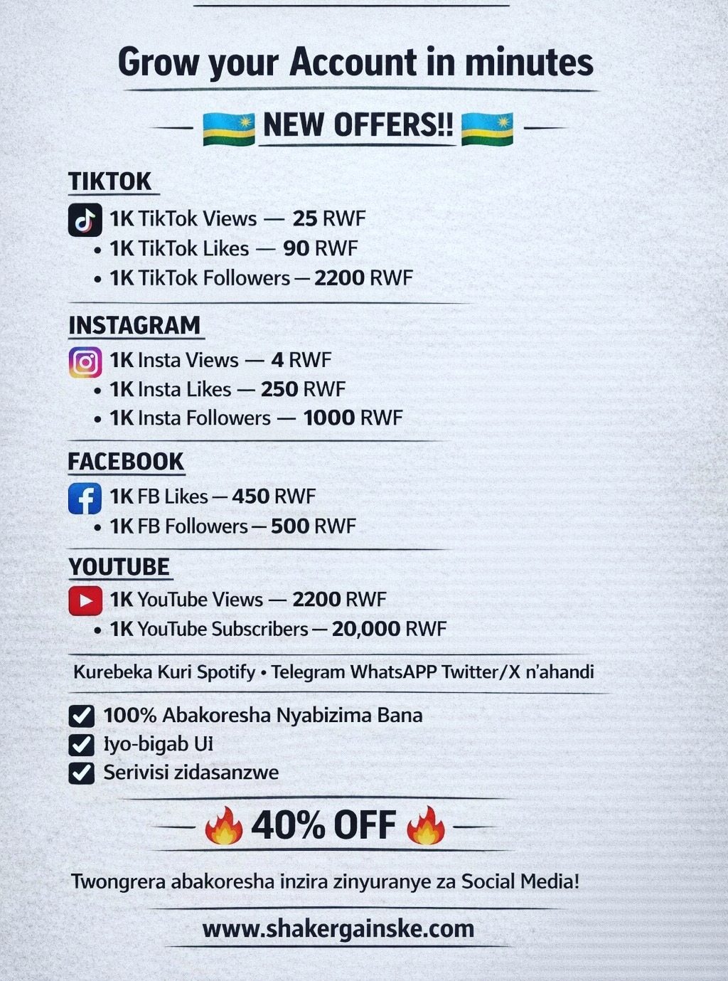 Shaker SMM Panel Facebook ad